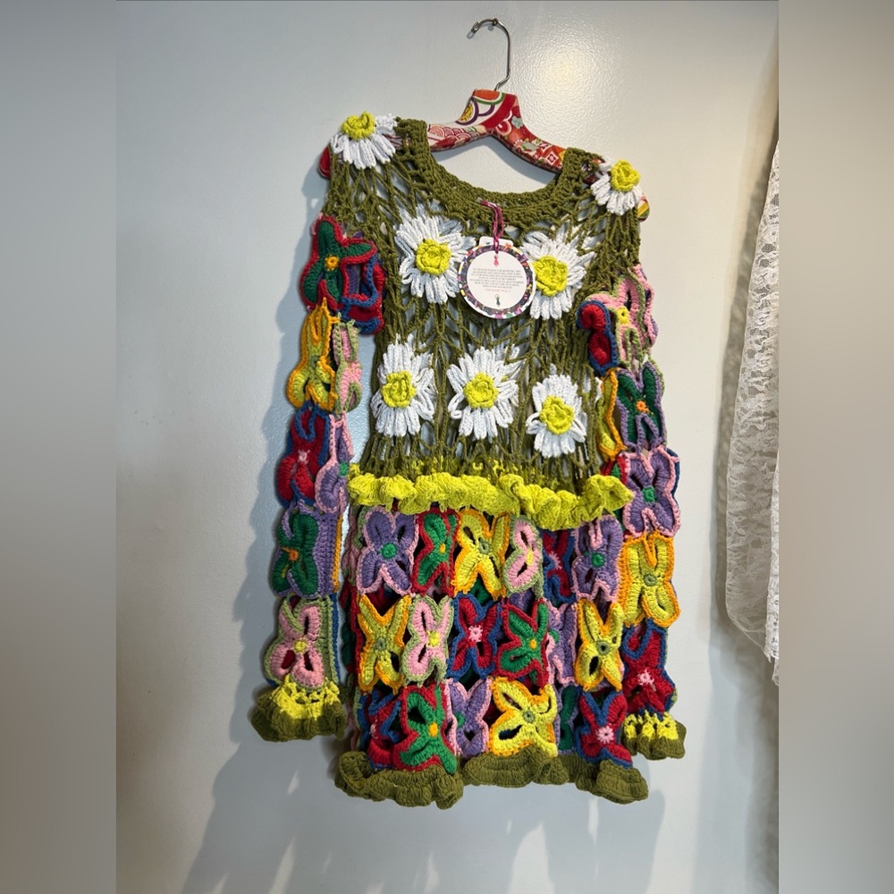 CeliaB Galena Floral Crochet Dress - Picture 6 of 9